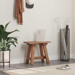 bancă natural 50 x 26 x 45 cm Lemn de mahon GartenMobel Dekor