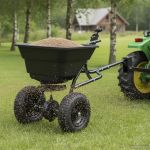 Împrăștietor Negru 106 x 53 x 75 cm PVC și Oțel GartenMobel Dekor