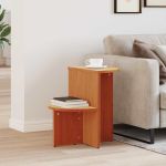 Masă de cafea Maroniu cerat 50 x 40 x 50 cm Lemn masiv de pin GartenMobel Dekor