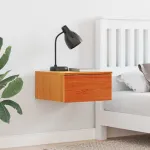 Noptieră Maroniu cerat 37 x 35 x 18,5 cm Lemn masiv de pin GartenMobel Dekor