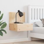 Noptieră cu sertar Maro 42 x 32,5 x 40 cm Lemn masiv de pin GartenMobel Dekor