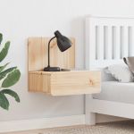 Noptieră cu sertar Maro 44 x 32,5 x 40 cm Lemn masiv de pin GartenMobel Dekor