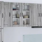 Dulap de bucătărie Gri Sonoma 80 x 31 x 80 cm Lemn compozit GartenMobel Dekor