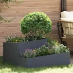 Vază pentru Grădină Antracit 80 x 80 x 50 cm GartenMobel Dekor