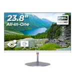 All in One OptimX Pro QD40 23.8 inch Intel Procesor N100 generatia a 12-a up to 3.4Ghz, 16GB DDR4, 512GB SSD, Full HD (1920x1080), Wi-Fi, Bluetooth, Boxe, Slim, Alb NewTechnology Media