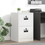 Dulap pentru Fișiere cu sertar cu raft Alb 44 x 50 x 106.5 cm GartenMobel Dekor