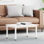Masă de cafea Alb 60 x 50 x 36 cm Lemn de pin masiv GartenMobel Dekor