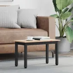 Masă de cafea natural 60 x 30 x 36 cm Lemn de pin masiv GartenMobel Dekor