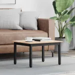 Masă de cafea natural 60 x 50 x 36 cm Lemn de pin masiv GartenMobel Dekor