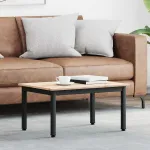 Masă de cafea natural 60 x 50 x 36 cm Lemn de pin masiv GartenMobel Dekor