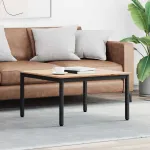 Masă de cafea natural 80 x 80 x 45 cm Lemn de pin masiv GartenMobel Dekor