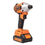 WOLFSON - MASINA DE INSURUBAT CU IMPACT CU ACUMULATOR 21V-2.0AH LI-ION (2 ACUMULATORI) -  HEX 1/4 PowerTool TopQuality