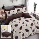 Lenjerie de pat finet 6 piese, cearceaf pat clasic, cearceaf pilota 200x230, 2 fete perna 50x70, 2 fete perna 70x70, Extra, Papadie verde Relax KipRoom