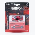 MAISTO MASINUTA METALICA SPEED ICONS 296 GTB ASSETTO FIORANO ROSU SCARA 1 LA 64 SuperHeroes ToysZone