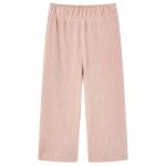 Pantaloni de copii din velur, roz, 140 GartenMobel Dekor