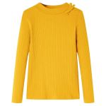 Tricou pentru copii cu mâneci lungi, ocru, 128 GartenMobel Dekor