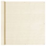 Paravan pentru balcon, crem, 120 x 300 cm, HDPE GartenMobel Dekor