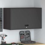 Dulap de perete pentru garaj Negru 90 x 40 x 53 cm GartenMobel Dekor