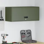 Dulap de perete pentru garaj Olivengrønn 80 x 33 x 35 cm GartenMobel Dekor