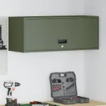 Dulap de perete pentru garaj Olivengrønn 90 x 33 x 35 cm GartenMobel Dekor