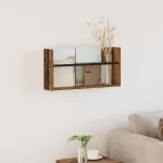 Raft pentru reviste Lemn vechi 60 x 12 x 30 cm Lemn compozit GartenMobel Dekor