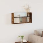 Raft pentru reviste cu raft Stejar fumuriu 60 x 12 x 30 cm GartenMobel Dekor