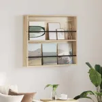 Raft pentru reviste Stejar Sonoma 80 x 12 x 70 cm Lemn compozit GartenMobel Dekor