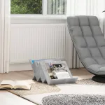 Dulap lateral Gri din beton 57,5 x 40 x 42 cm Lemn compozit GartenMobel Dekor