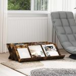 Dulap lateral Stejar fumuriu 90 x 57,5 x 42 cm Lemn compozit GartenMobel Dekor