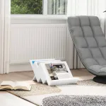 Dulap lateral cu raft Alb 57,5 x 40 x 42 cm Lemn compozit GartenMobel Dekor