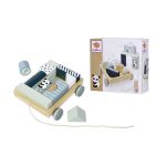 EICHHORN JUCARIE DE TRAS REMORCA DE CONSTRUCTII DIN LEMN 18CM SuperHeroes ToysZone