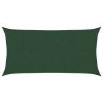 Pânză parasolar, verde închis, 2x3,5 m, HDPE, 160 g/m² GartenMobel Dekor