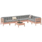 Set canapele grădină cu perne 8 locuri, lemn masiv brad douglas GartenMobel Dekor