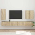 6 pcs Stejar Sonoma GartenMobel Dekor