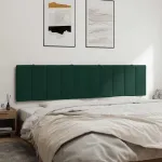 Pernă tăblie de pat, Hanko, verde, 200 cm, catifea GartenMobel Dekor