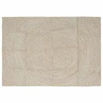 Covor Natural și Alb 120 x 170 cm Iută GartenMobel Dekor