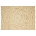 Covor Natural și Alb 200 x 290 cm Iută GartenMobel Dekor