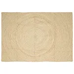 Covor Natural și Alb 200 x 290 cm Iută GartenMobel Dekor