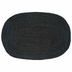 Covor Natural și Negru 300 x 300 cm Iută GartenMobel Dekor