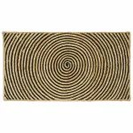 Covor Natural și Negru 60 x 110 cm Iută GartenMobel Dekor