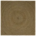 Covor Natural și Negru 240 x 240 cm Iută GartenMobel Dekor