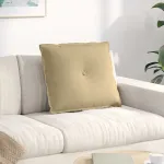 Perna pentru spate Gri Verde 60 x 50 cm Țesătură din corduroy GartenMobel Dekor