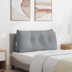 Perna pentru spate Gri deschis 100 x 24 x 50 cm țesătură GartenMobel Dekor