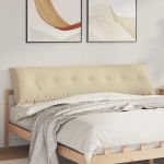 Perna pentru spate Crem 200 x 50 cm Țesătură din microfibră GartenMobel Dekor