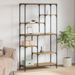 Raft pentru cărți Stejar Artizanal 99 x 35,5 x 176 cm GartenMobel Dekor