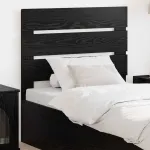 Tăblie cap cu headboard Stejar Negru 75 cm Lemn compozit GartenMobel Dekor