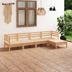 Set mobilier de grădină, 5 piese, lemn masiv de pin GartenMobel Dekor