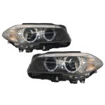 Faruri Full LED Bi-Xenon Angel Eyes BMW 5 Series F10 F11 (2011-2013) LCI Facelift Look Performance AutoTuning