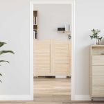 Uși batante cu jaluzele design 1 pereche lemn masiv de pin GartenMobel Dekor