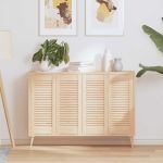 Uși de dulap design lambriu, 4 buc., 69x29,5 cm, lemn masiv pin GartenMobel Dekor